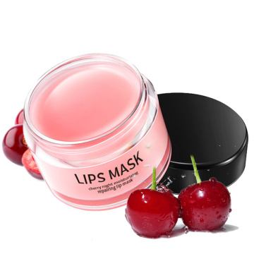 China Guangzhou Lieferant Private Label Cherry Feuchtigkeitsspendende Reparatur Lippenschlafmaske